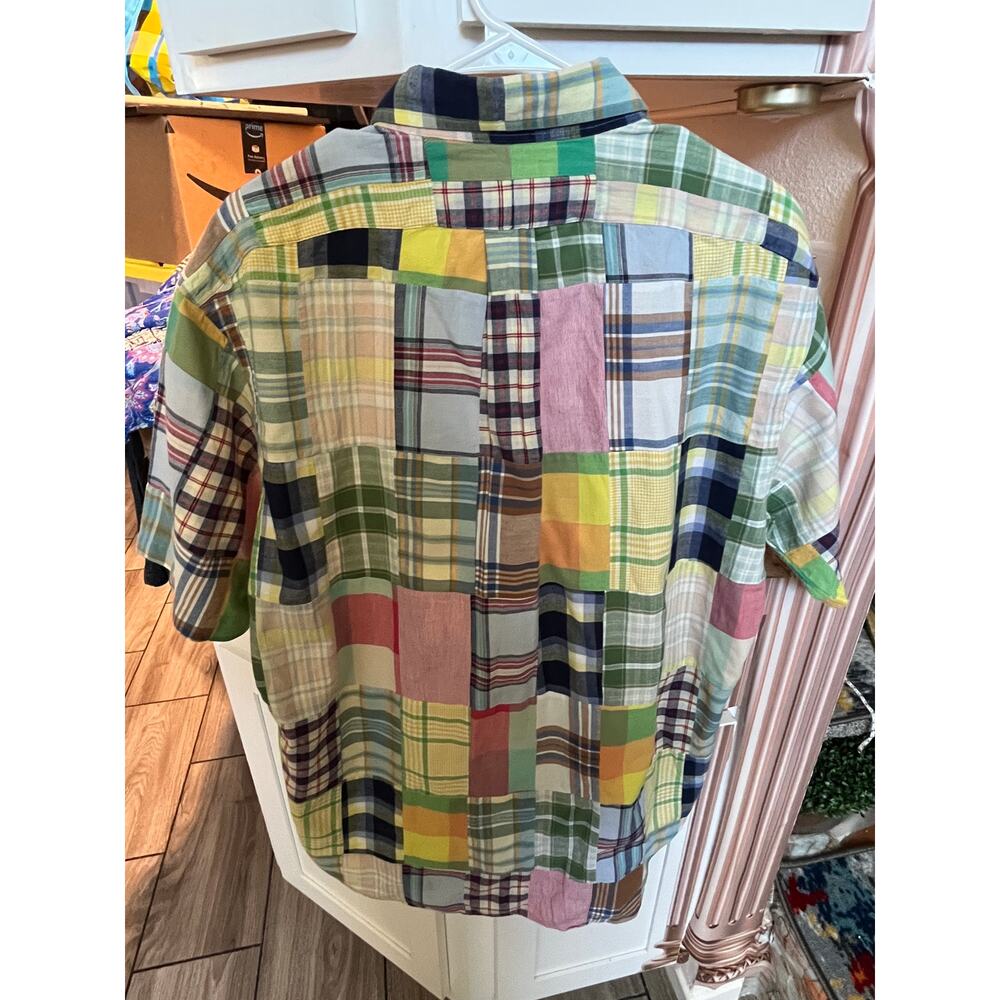 Ralph Lauren Blake Patchwork Button Mens Muti Col… - image 3